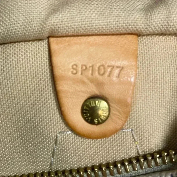 Louis Vuitton Speedy 30 Damier Azur Authentic With Key and Lock 316 - Picture 14 of 15